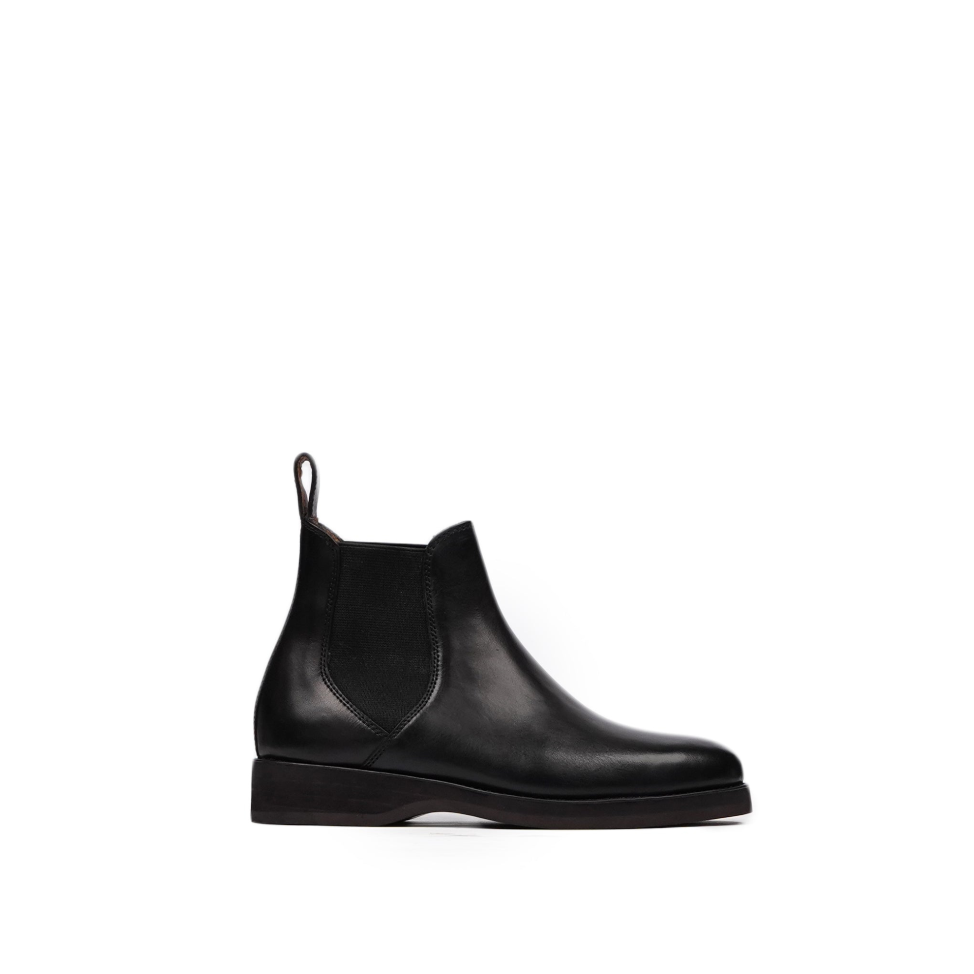 Alcado - Kid's Black Calf Leather Chelsea Boot (5-12 Years Old)
