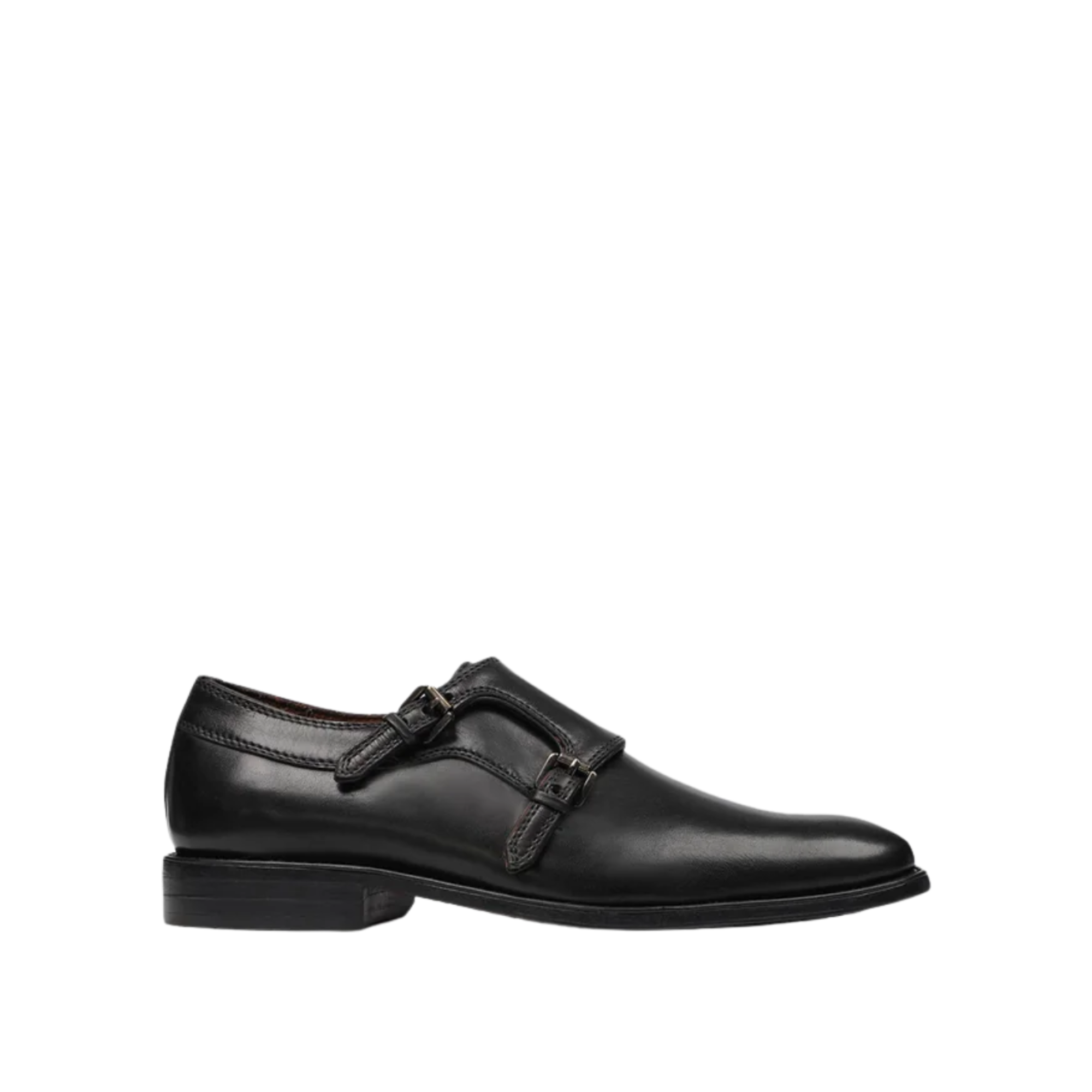 Odivelsa - Kids Black Calf Leather Double Monkstrap