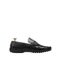 Eldon - Men's Black Calf Leather Driver Shoe