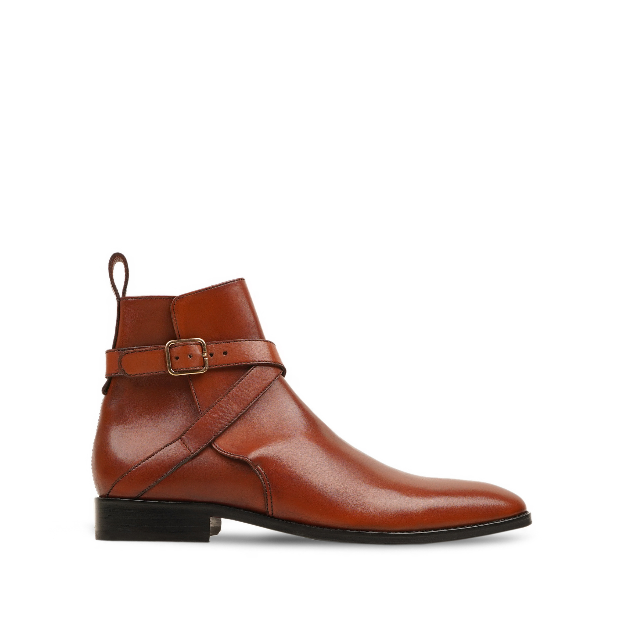 Hiroko - Men's Brown Calf Leather jodhpur Boot