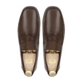Syrex - Men's Dark Brown Calf Leather Loafer