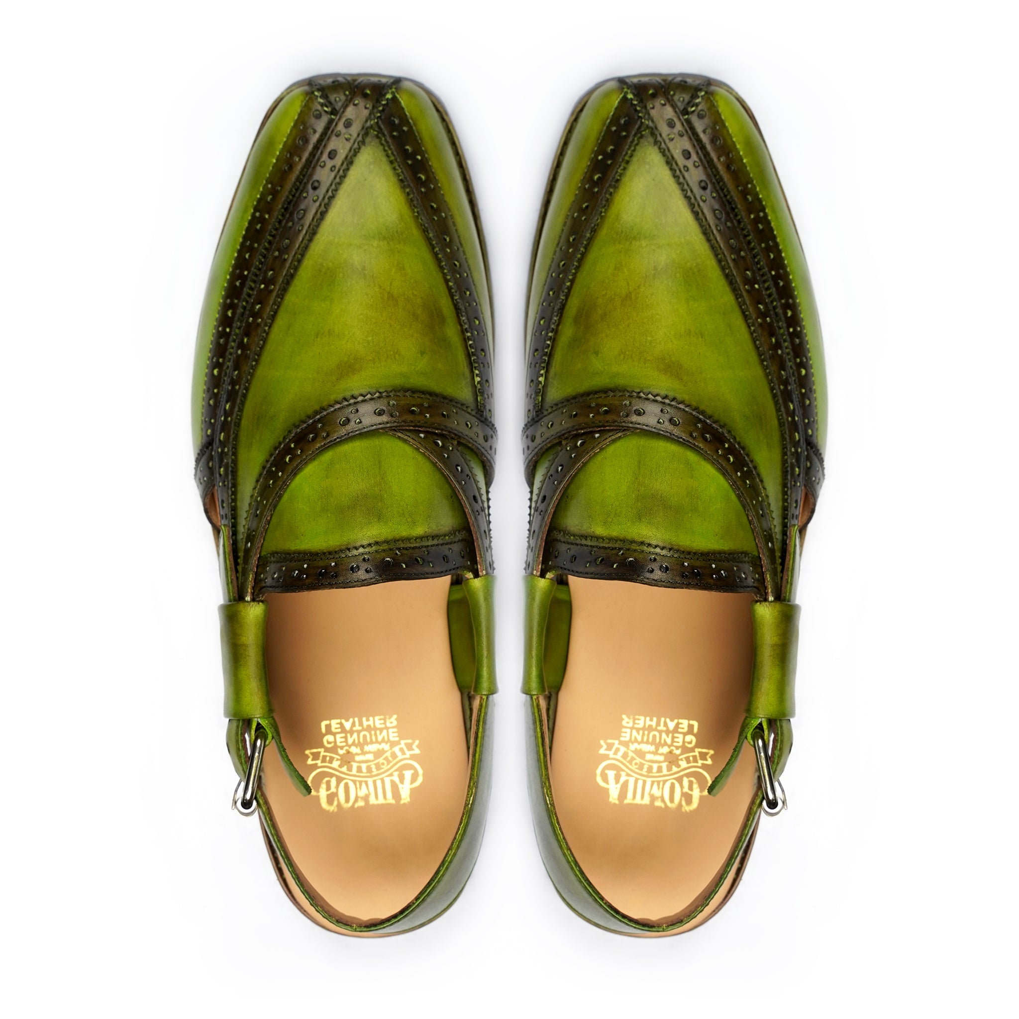 NOUROZE CHAPPAL GREEN - Gomila Intersole