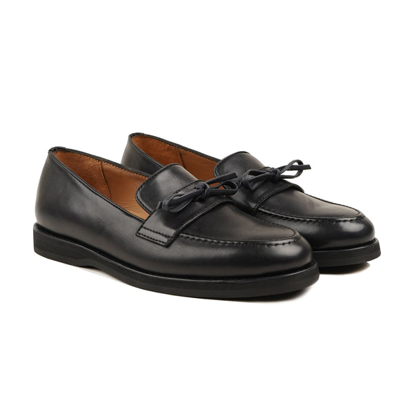 Marcha - Ladies Black Calf Leather Loafer