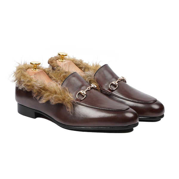 Alpine - Men's Brown Calf Leather Loafer