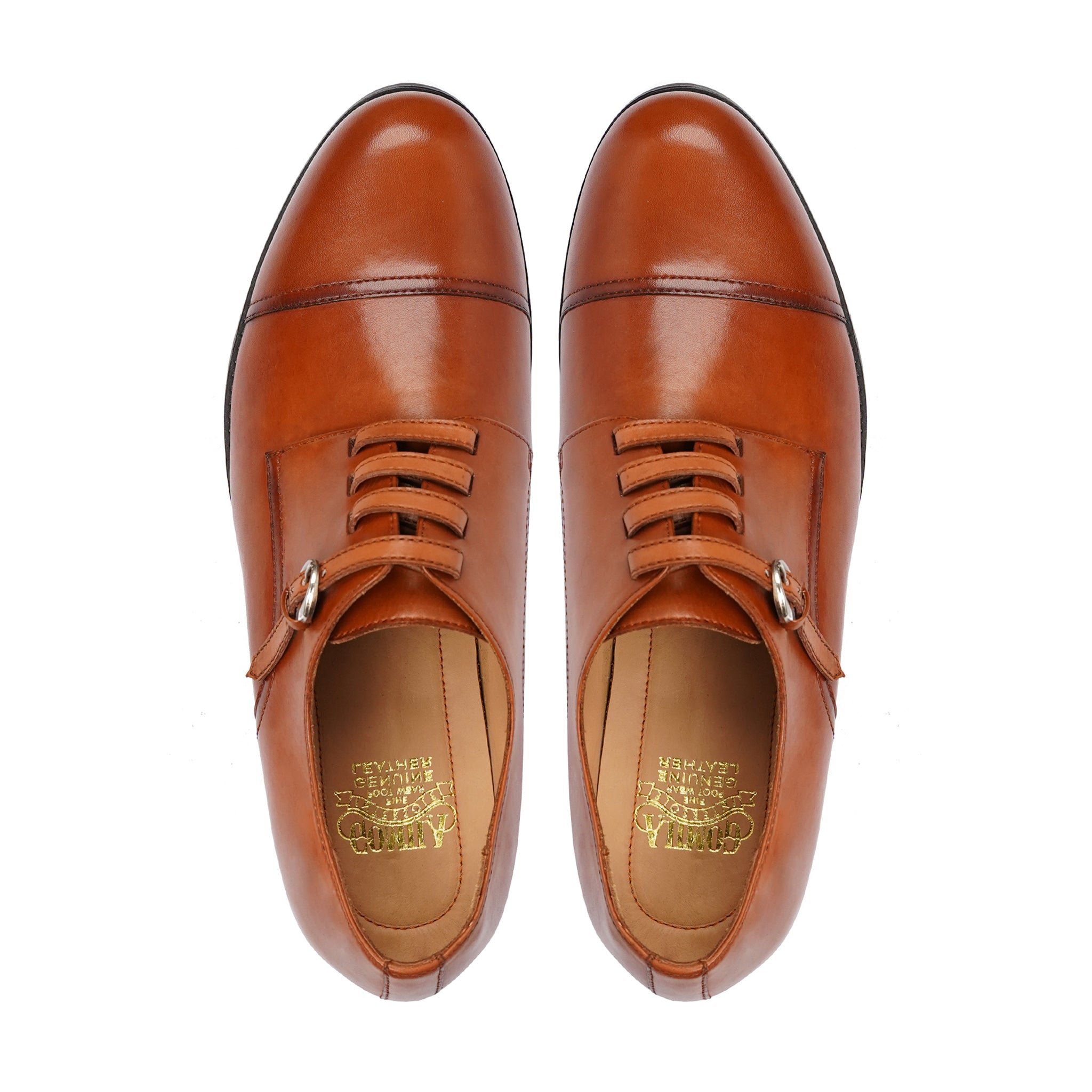 Brug - Men's Tan Calf Leather Derby Shoe