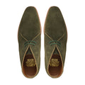 Victor - Men's Olive Green Kid Suede Chukka Boot