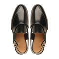 Hitomi - Men's Black Box Leather High Shine