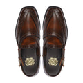 NOUROZE CHAPPAL BROWN BURNISHED - Gomila Intersole