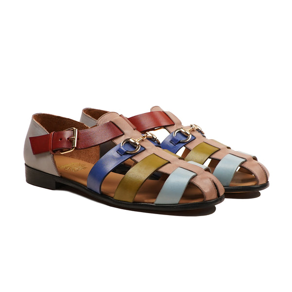 Francis - Men's Multicolour Calf Leather Sandal