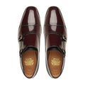 Jerry - Men's Oxblood Box Leather High Shine Double Monkstrap