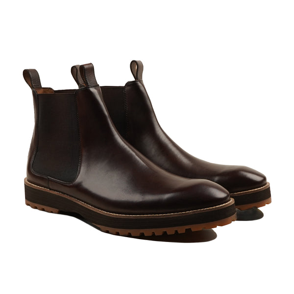 Sloane - Men's Dark Brown Calf Leather Chelsea Boot