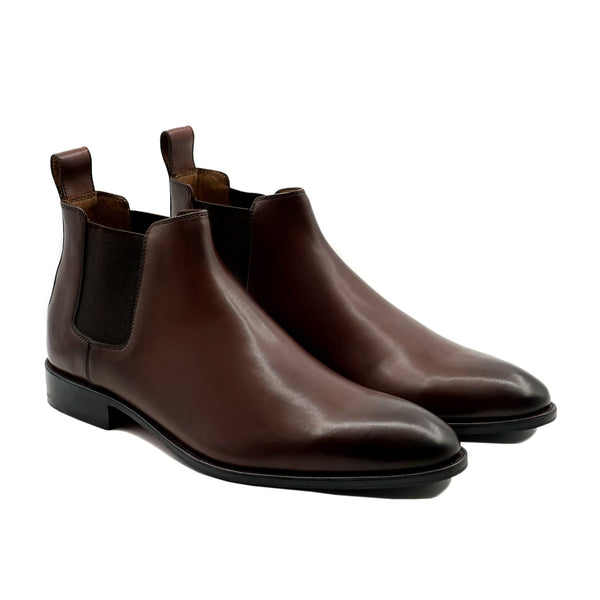 Bamako - Men's Burnished Brown Calf Leather Chelsea Boot
