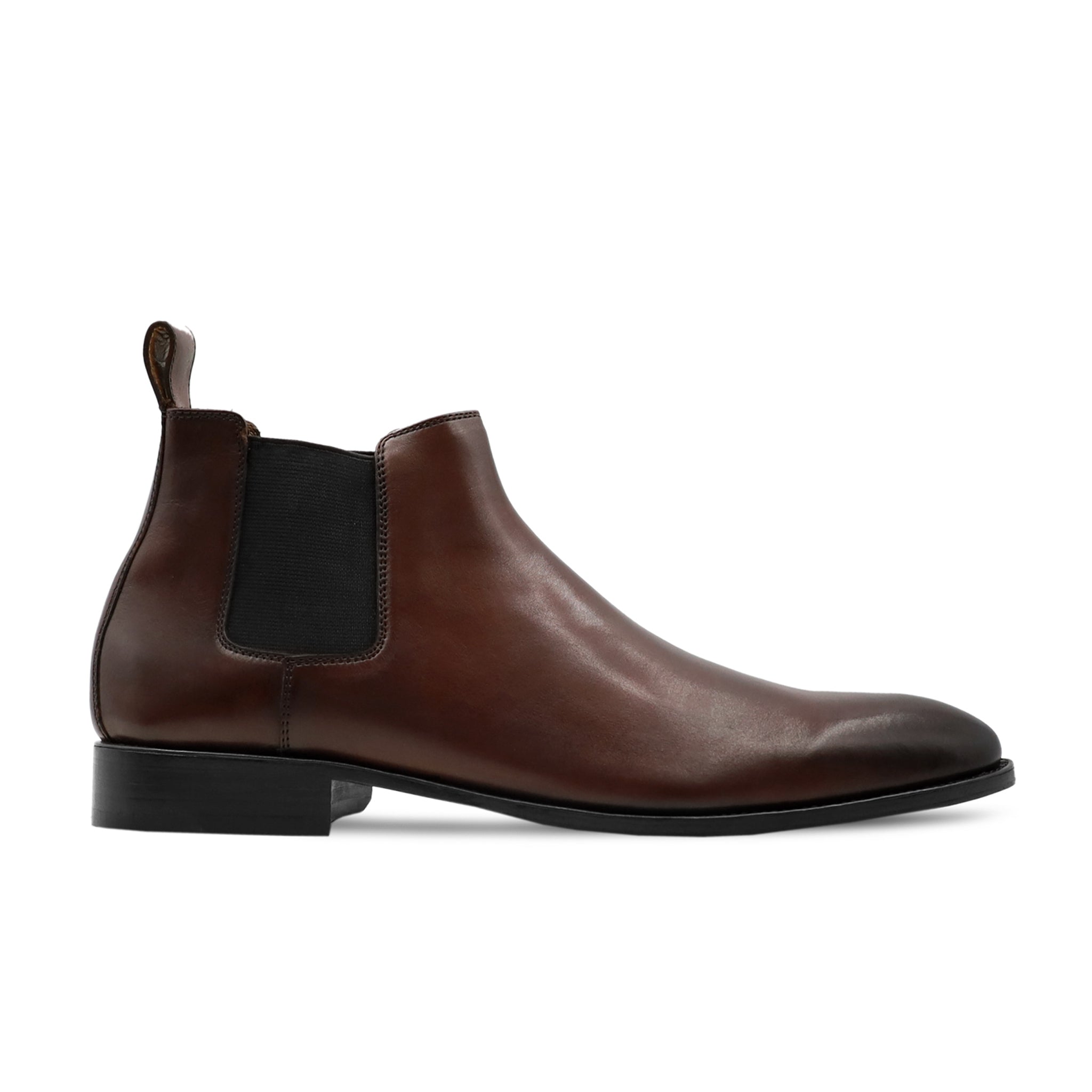 Bamako - Men's Burnished Brown Calf Leather Chelsea Boot