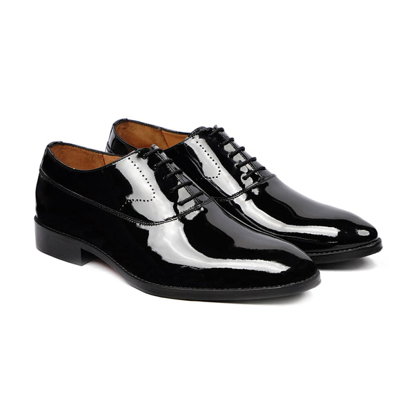 Penzy - Men's Black Patent Leather Oxford Shoe