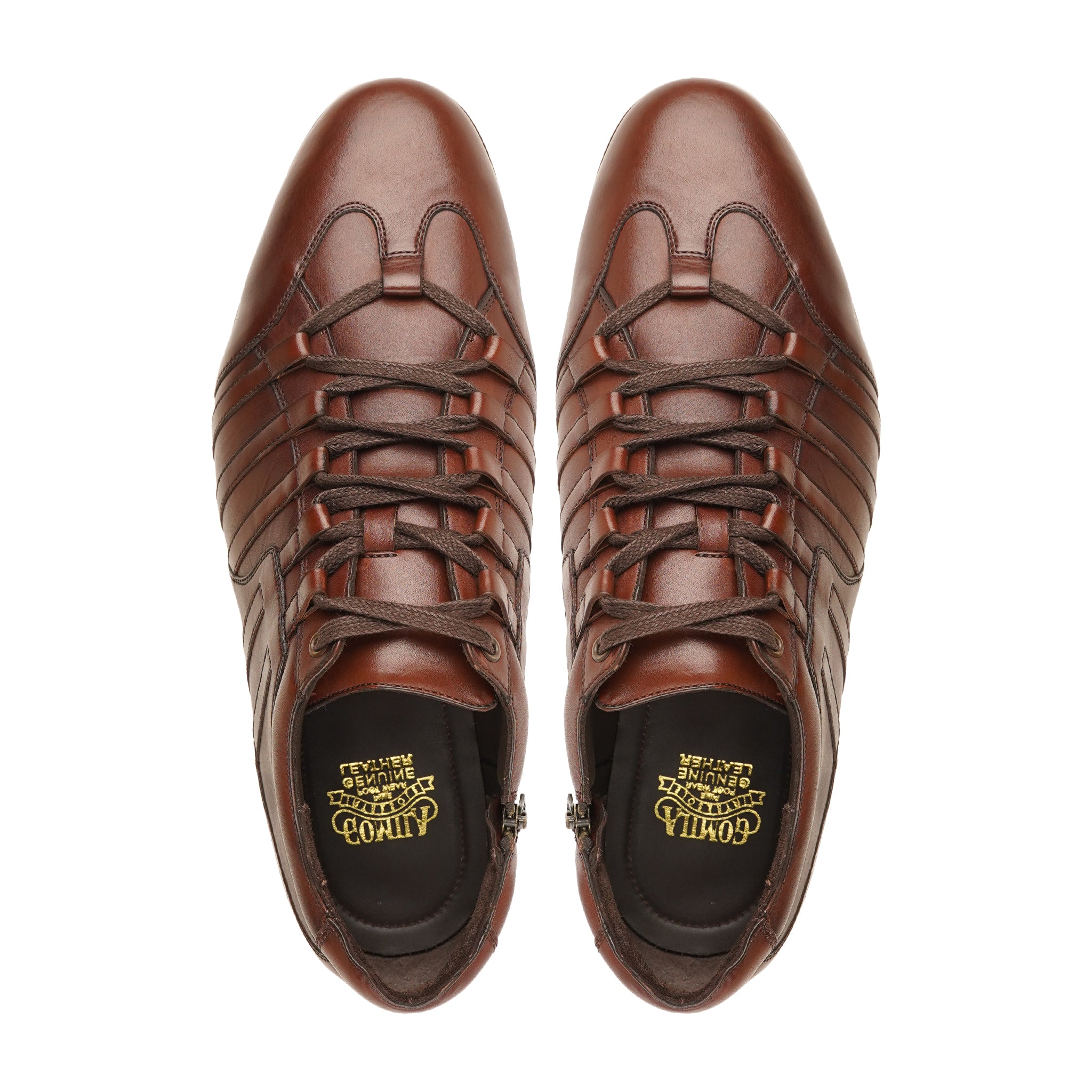 Tanairi - Men's Brown Calf Leather Jogger