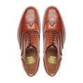 Kassel - Men's Orange Tan Calf Leather Oxford Shoe