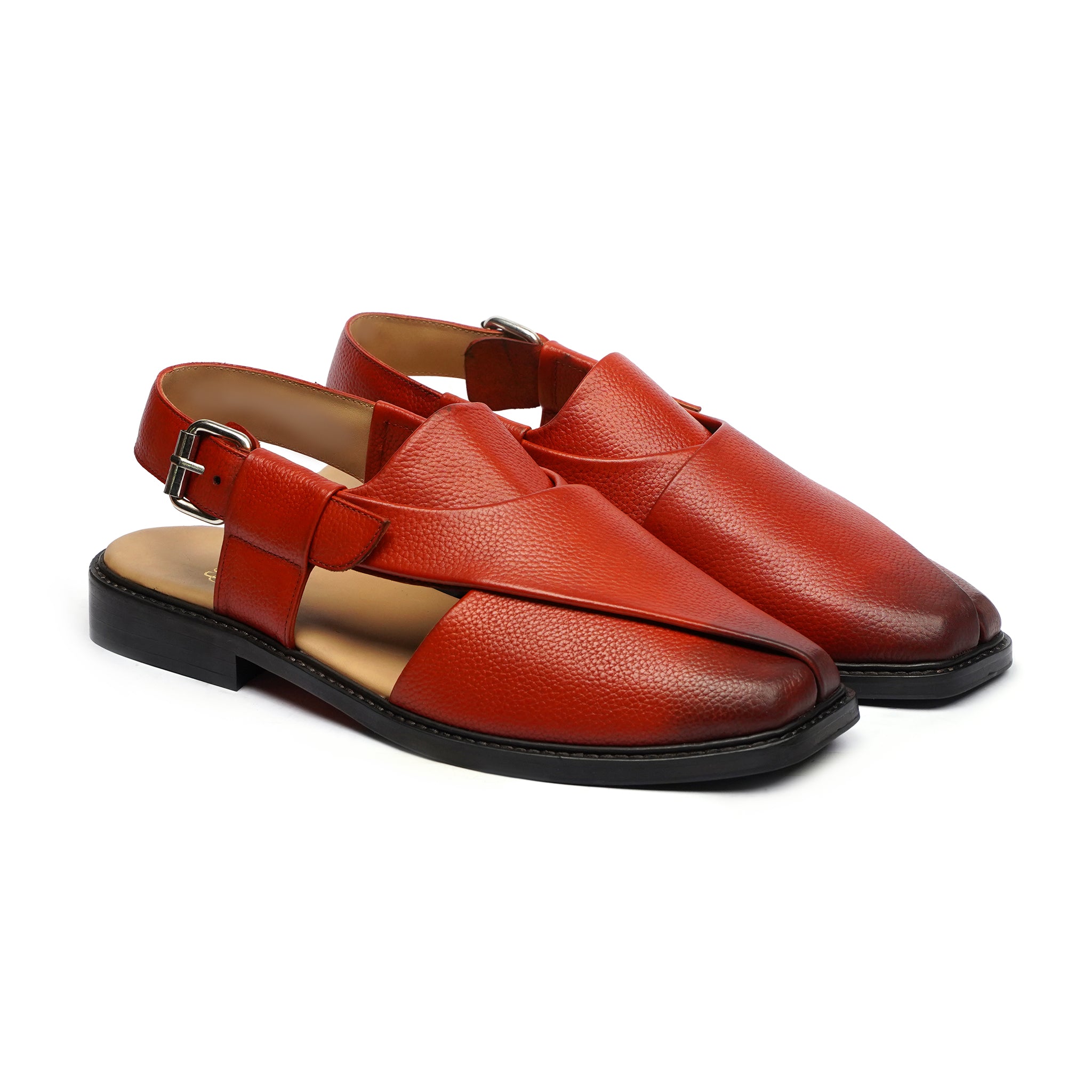 BURNISHED PESHAWARI CHAPPAL - Gomila Intersole