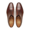 Rosso - Men's Reddish Brown Calf Leather Oxford Shoe