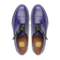 Gibsol - Men's Dark Blue Calf Leather Derby Shoe