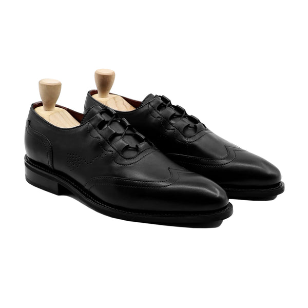 Freda - Men's Black Calf Leather Oxford Shoe