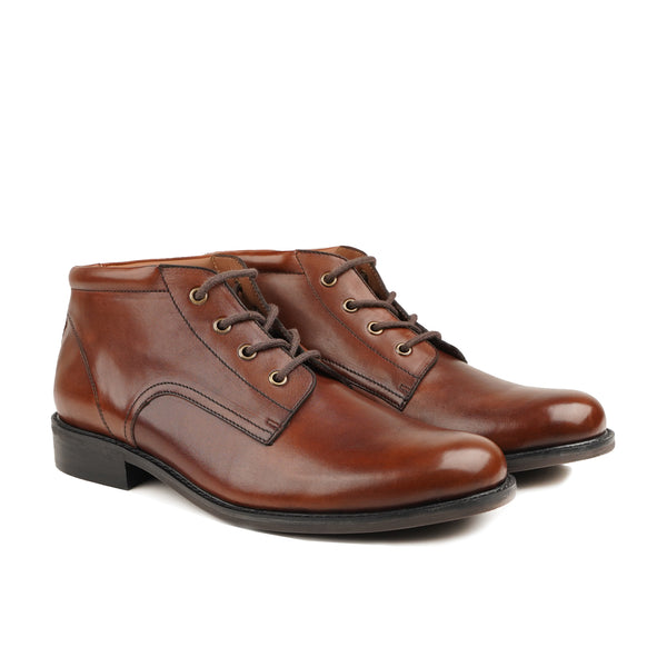 Lakendra - Men's Brown Calf Leather Chukka Boot