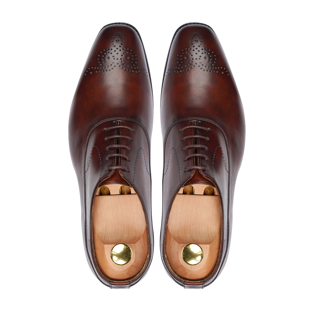 Efran - Men's Oxblood Calf Leather Oxford Shoe