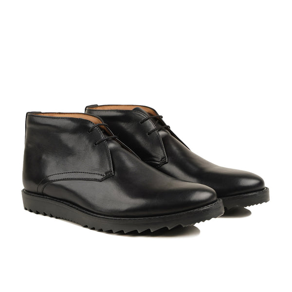Camden Men's Black Calf Leather Chukka Boot