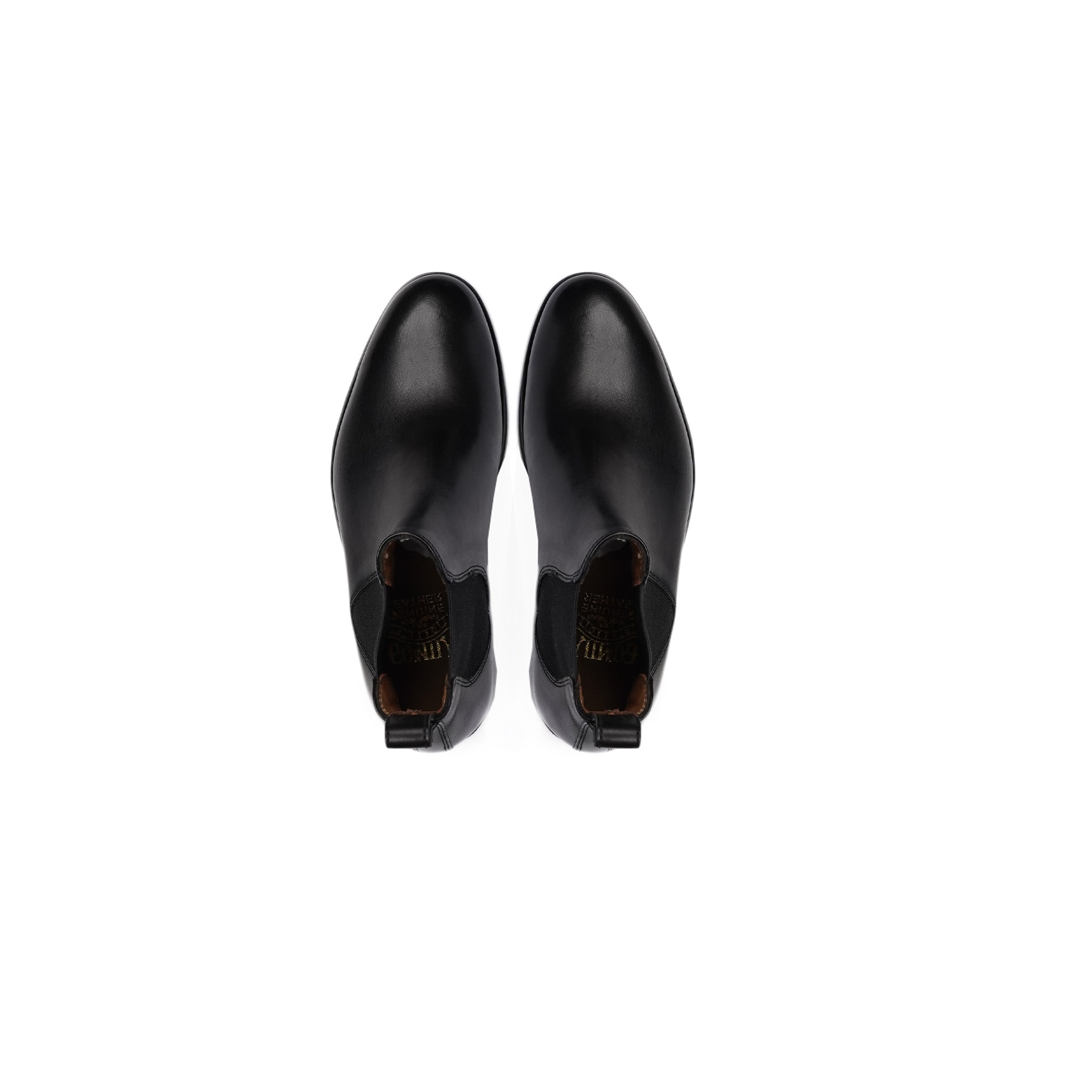 Alcado - Kid's Black Calf Leather Chelsea Boot (5-12 Years Old)