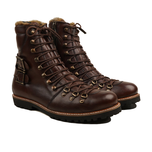 Taki - Men's Dark Brown Calf Leather Boot