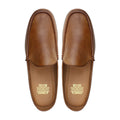 Lebanon - Men's Light Brown Calf Leather Slipper