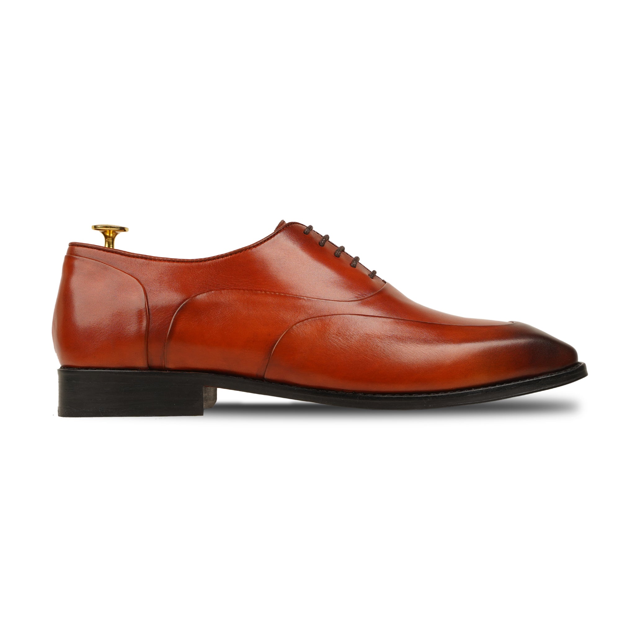 Bolivar - Men's Tan Calf Leather Oxford Shoe