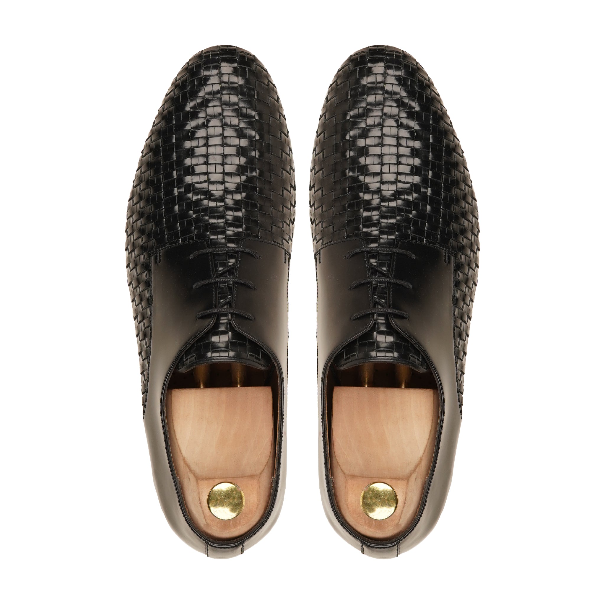 Aiken - Men's Calf and Hand Woven Calf Leather Derby Shoe