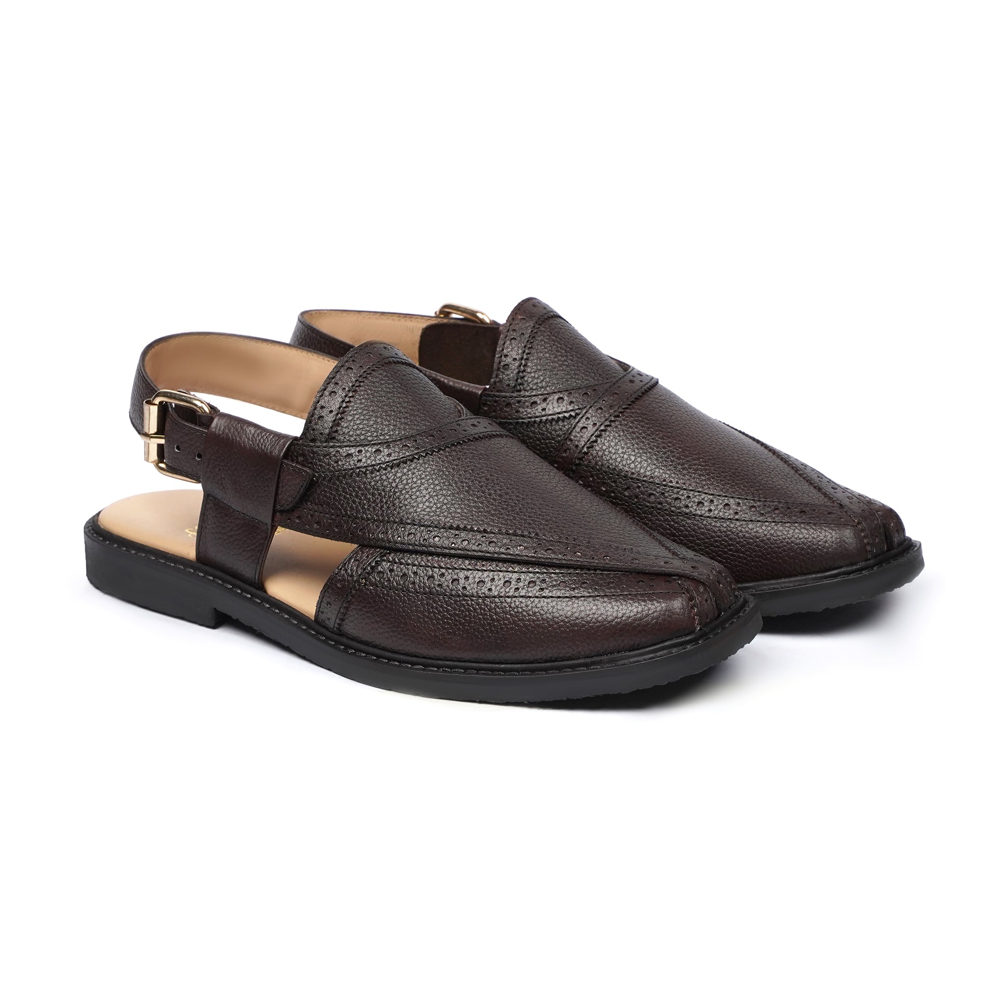 NOUROZE CHAPPAL MATT CHOCOLATE BROWN - Gomila Intersole