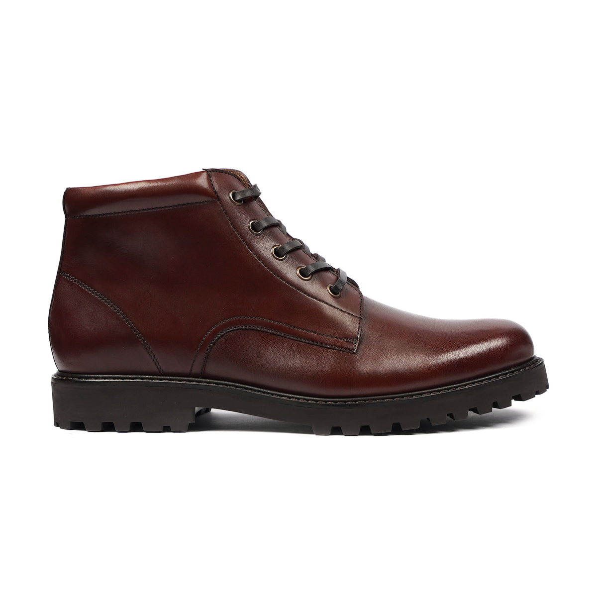 Chikao - Men's Reddish Brown Calf Leather Boot