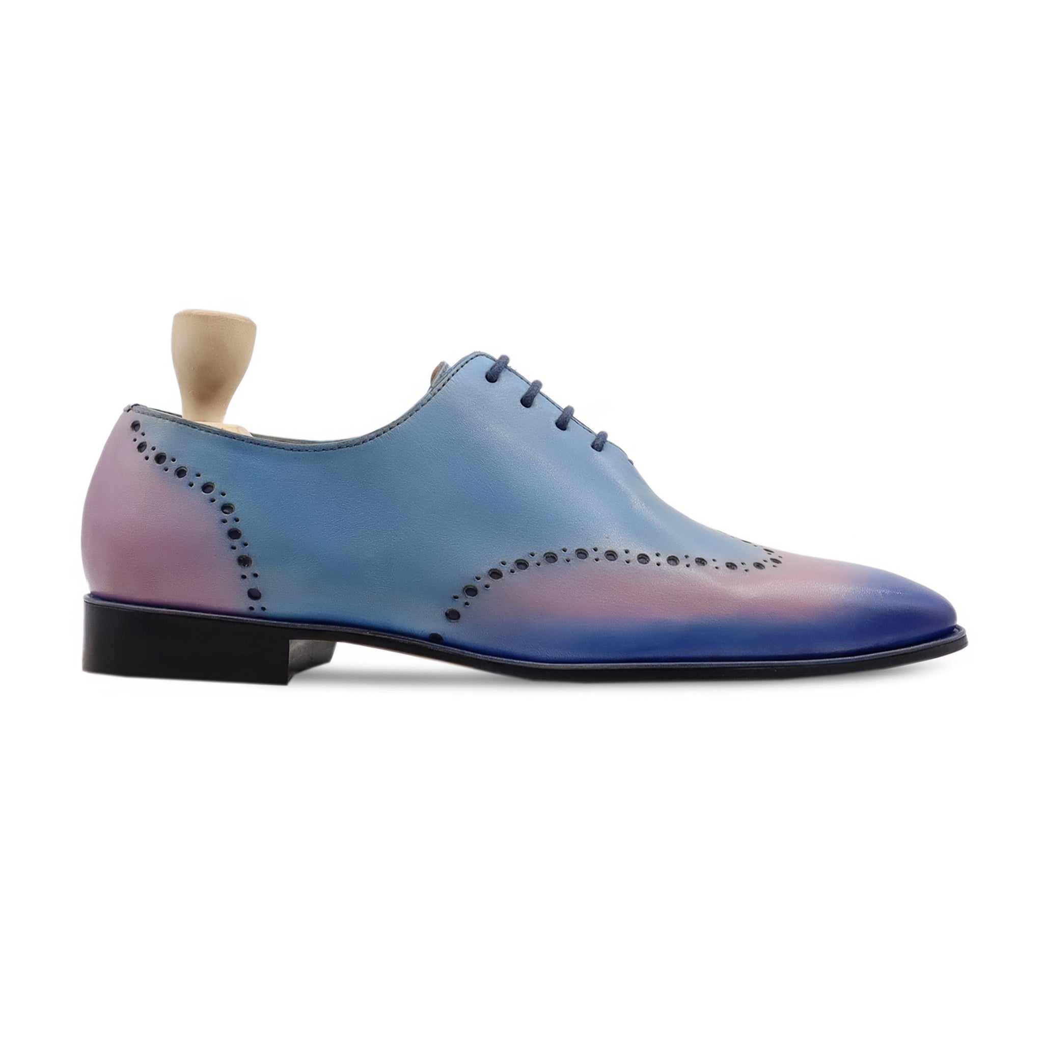 Marac - Men's Multicolor Calf Leather Wholecut Shoe