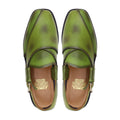 Mercado - Men's Burnished Green Calf Leather Sandal