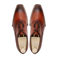 Pizarro - Men's Burnished Tan Pebble Grain Leather Oxford Shoe