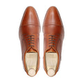 Omaha - Men's Tan Brown Calf Leather Derby Shoe