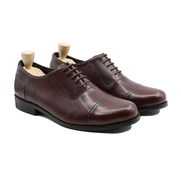 Atlanta - Men's Dark Brown Calf Leather Oxford Shoe