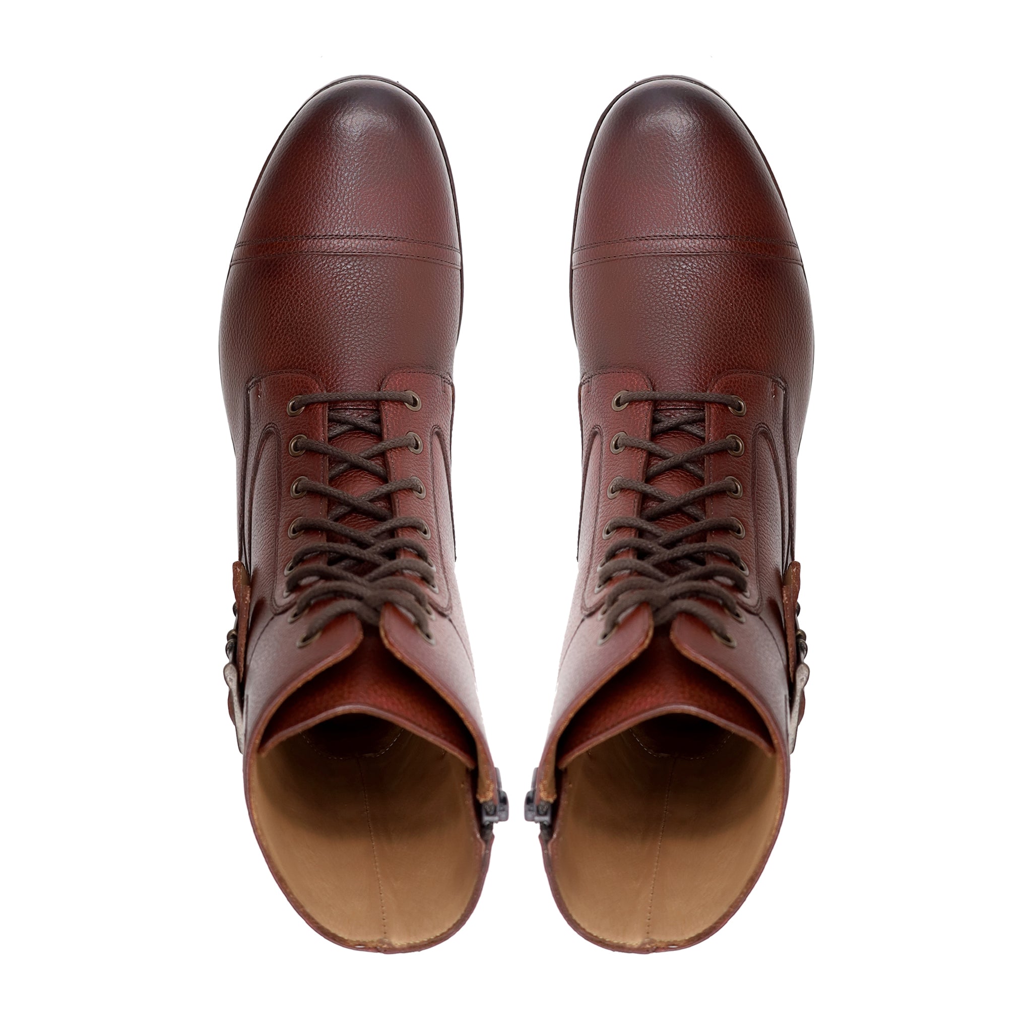 Maseru - Men's Oxblood Pebble Grain Leather Boot