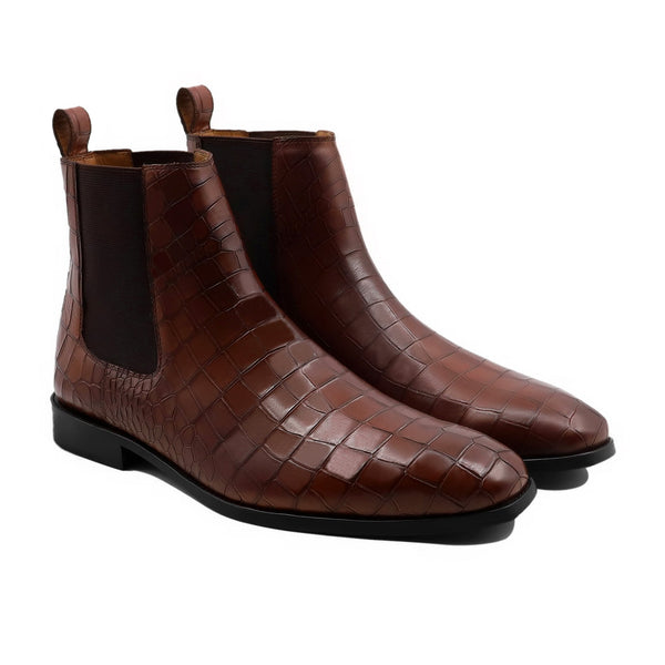 Haward - Men's Reddish Brown Calf Leather Chelsea Boot
