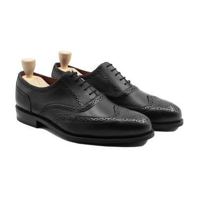 Seyles - Men's Black Calf Leather Oxford Shoe - Goodyear Welted