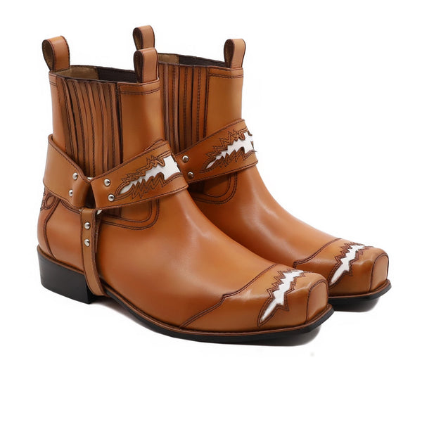 Swazi - Men's Tan Calf Leather Boot