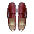 Gitega - Men's Oxblood Patent Leather Sandal