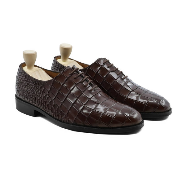 Swat - Men's Dark Brown Calf Leather Wholecut Shoe