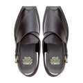 Agate - Men's Dark Brown Calf Leather Sandal