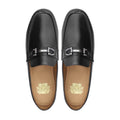 Fluorite - Men's Black Calf Leather Slipper