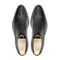 Skon - Men's Black Calf Leather Oxford Shoe - Goodyear Welted