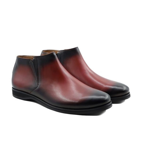 Paister - Men's Burnished Oxblood Calf Leather Chelsea Boot