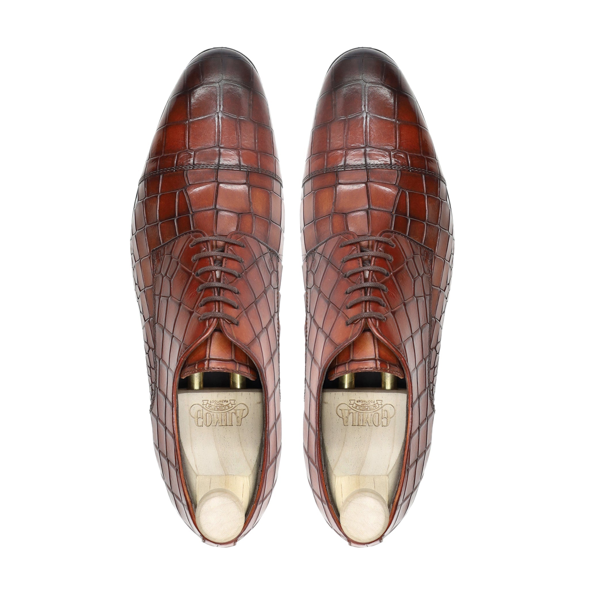 Bali - Men's Burnished Oxblood Calf Letaher Derby Shoe